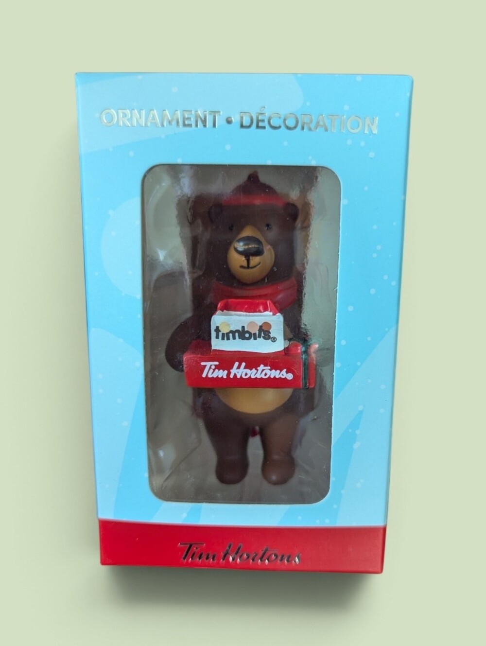 Tim Hortons 2025 Christmas Holiday Ornament Bear